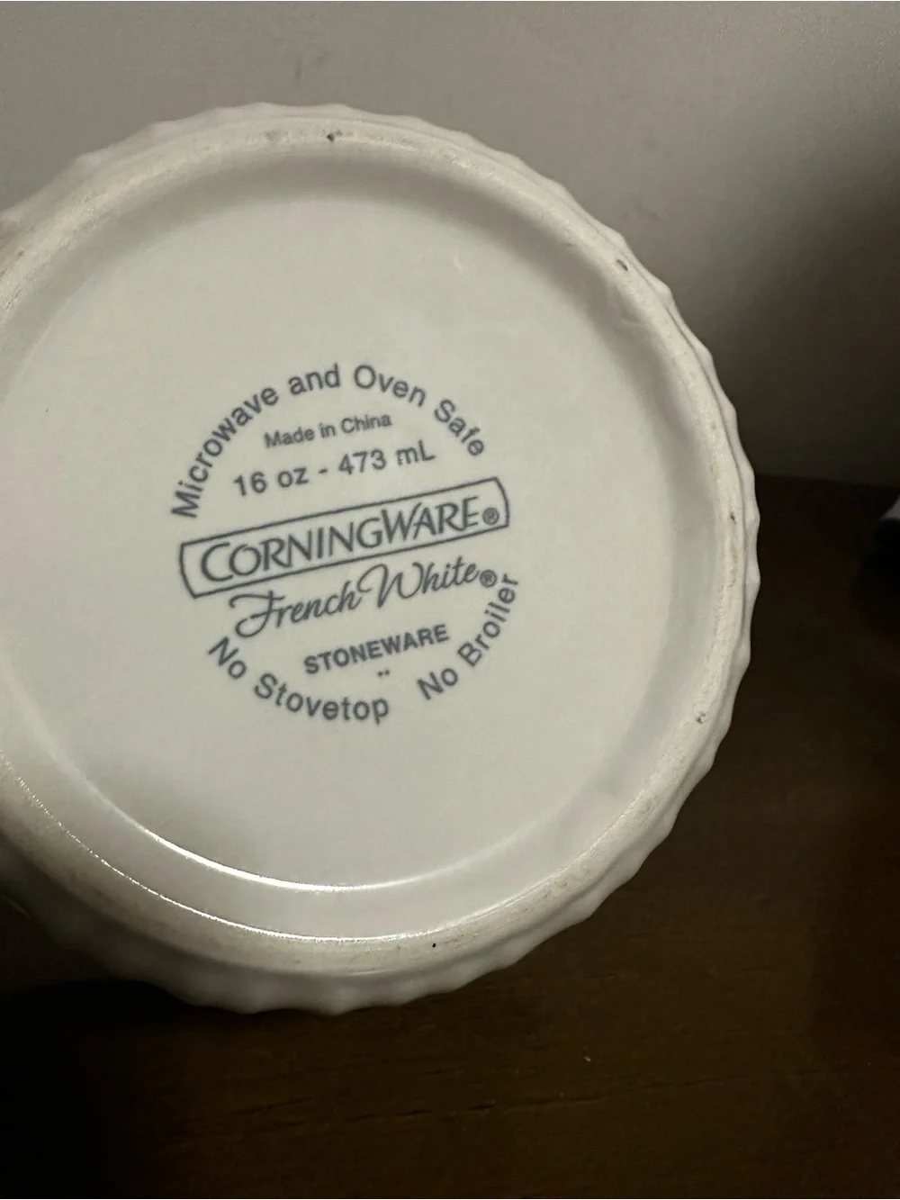 Corningware French White Food Container
